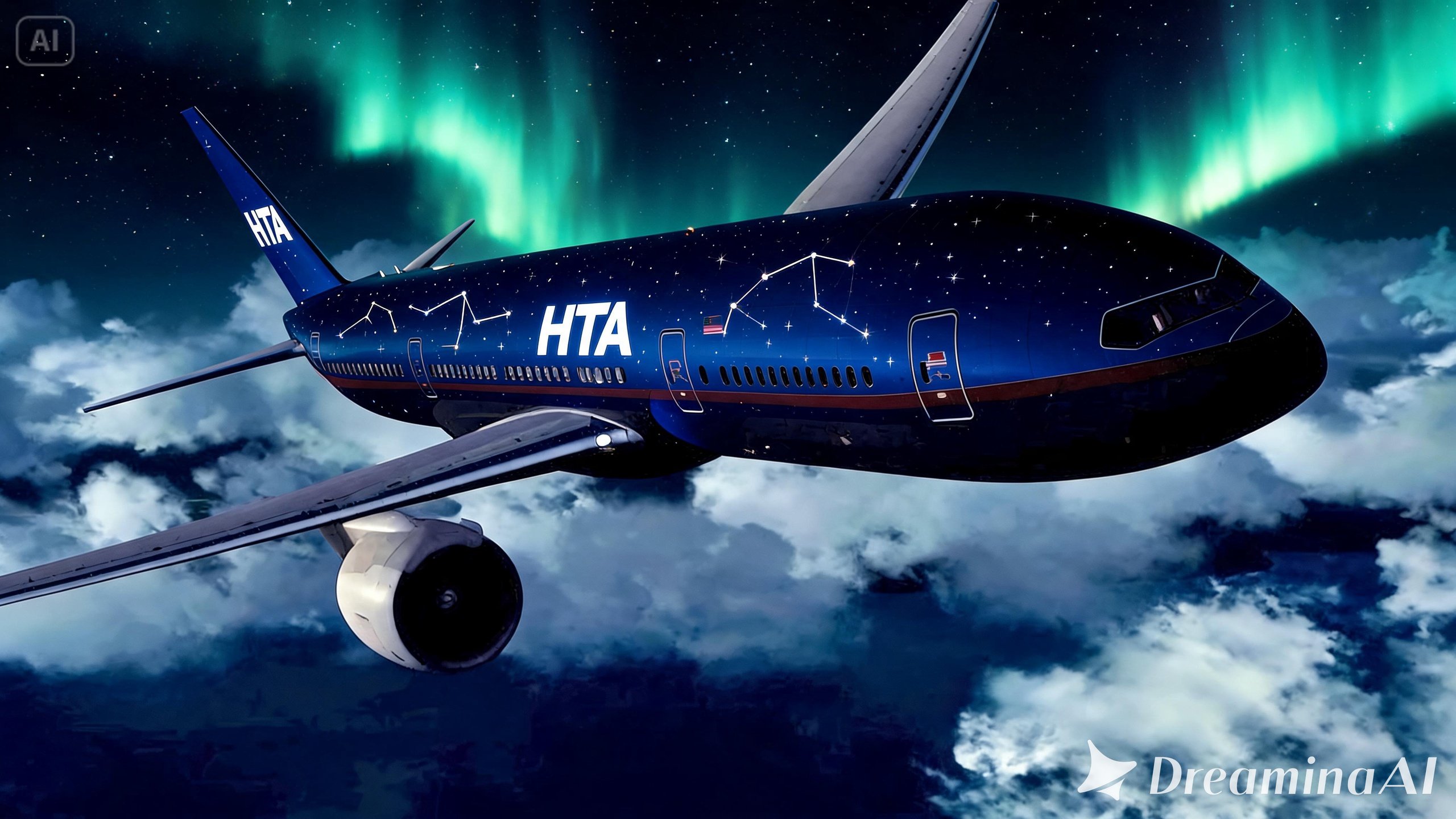 HTA MH370 Pacific Dream — Boeing 777 Economy Passenger Seat Block