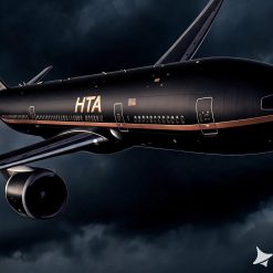 HTA MH370 Storm Gray — Boeing 777 Thrust Reverser Cowl Panel